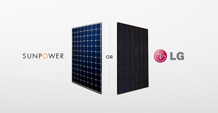 LG solar panels vs Sun power